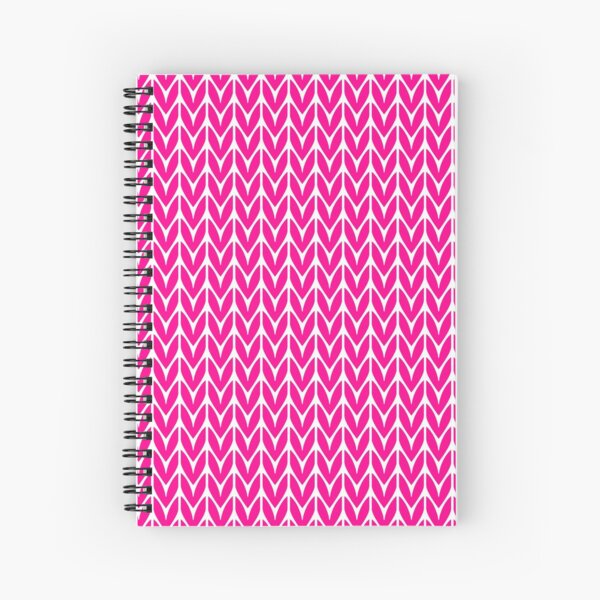 Chevrons Knit Style Spiral Notebook