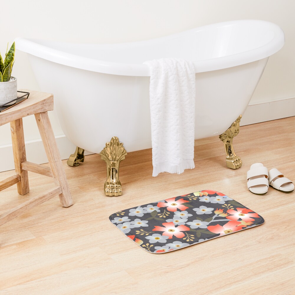Item preview, Bath Mat designed and sold by inkblotcreative.