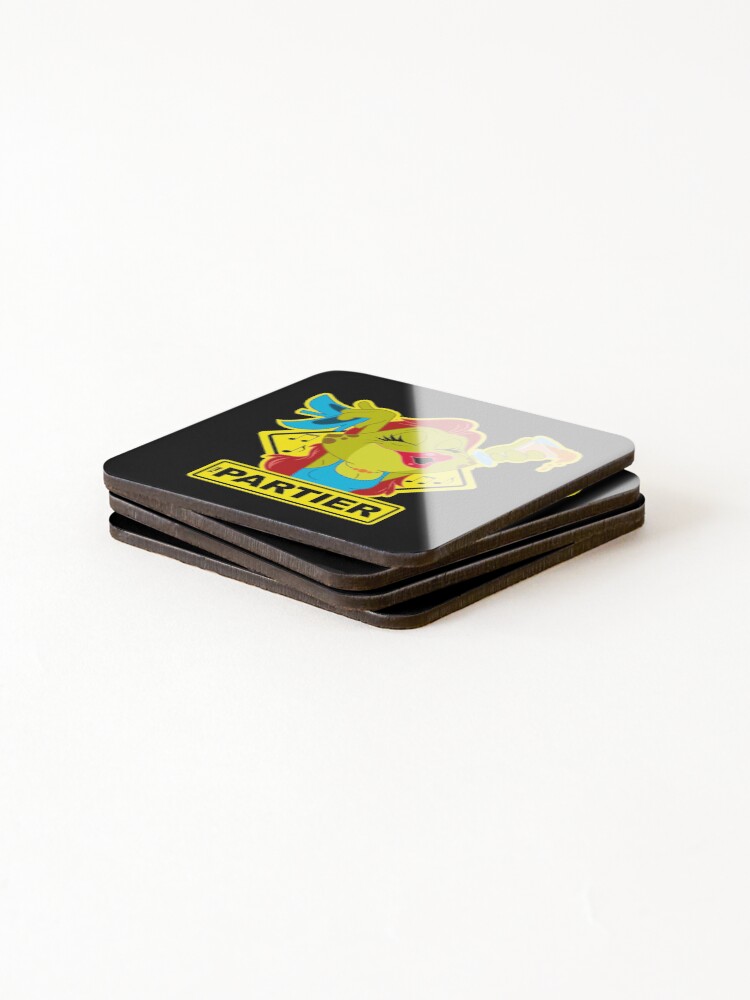 Thumbnail 4 of 5, Coasters (Set of 4), Toad Rage! THE PARTIER designed and sold by Rookie.