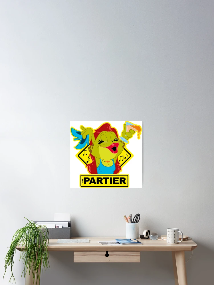 Thumbnail 2 of 3, Poster, Toad Rage! THE PARTIER designed and sold by Dion Summergreene.