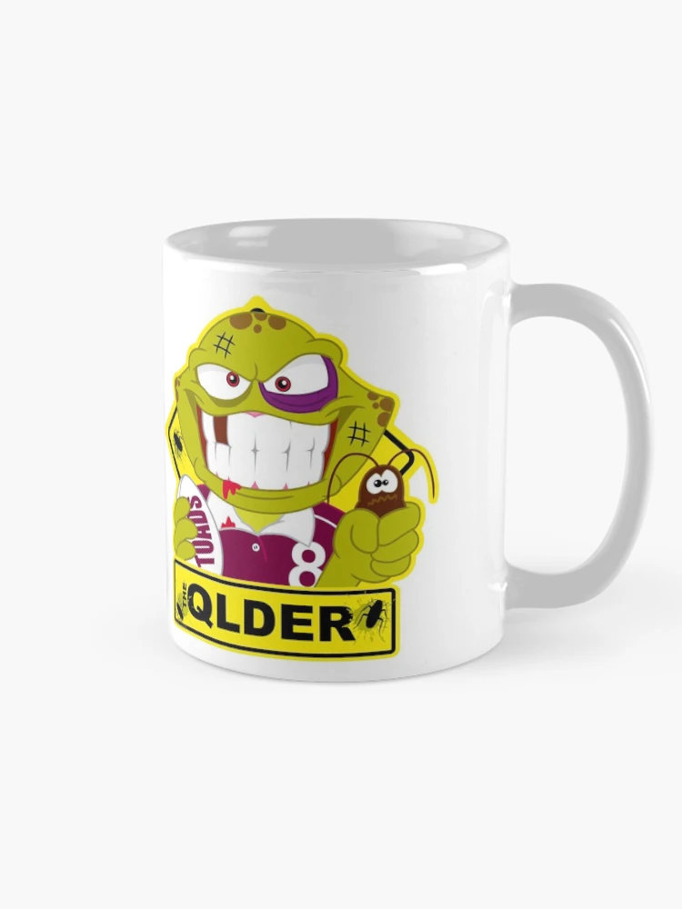 Thumbnail 3 of 6, Coffee Mug, Toad Rage! THE QLDER designed and sold by Dion Summergreene.
