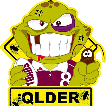 Artwork thumbnail, Toad Rage! THE QLDER by Dion  Summergreene