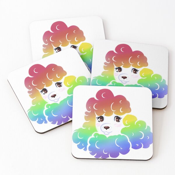 Artikelvorschau, Niedlicher Regenbogen-Pudel entworfen und verkauft von KrissySempai.