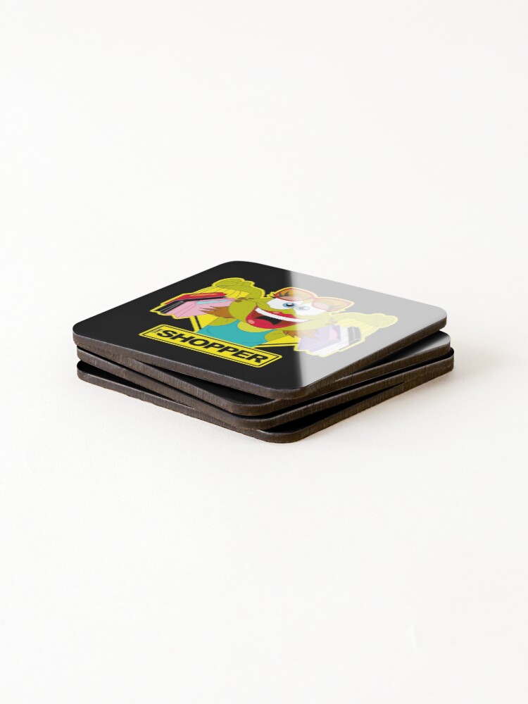 Thumbnail 4 of 5, Coasters (Set of 4), Toad Rage! THE SHOPPER designed and sold by Rookie.