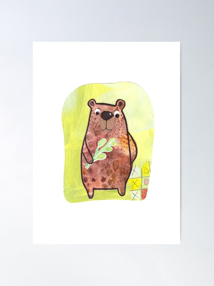 Alternate view of Bailey Bear Poster