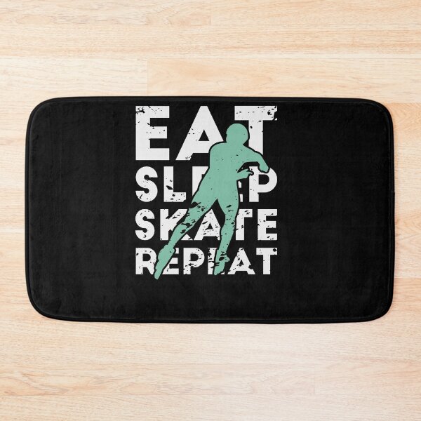 Item preview, Eat Sleep Skate Repeat Retro Roller Skates Inlineskating Gift designed and sold by jeffded.