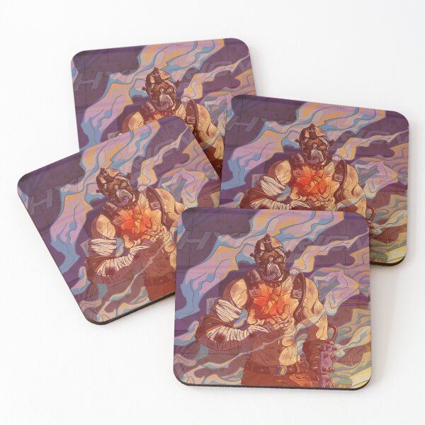 PULL THE PIN Coasters (Set of 4)