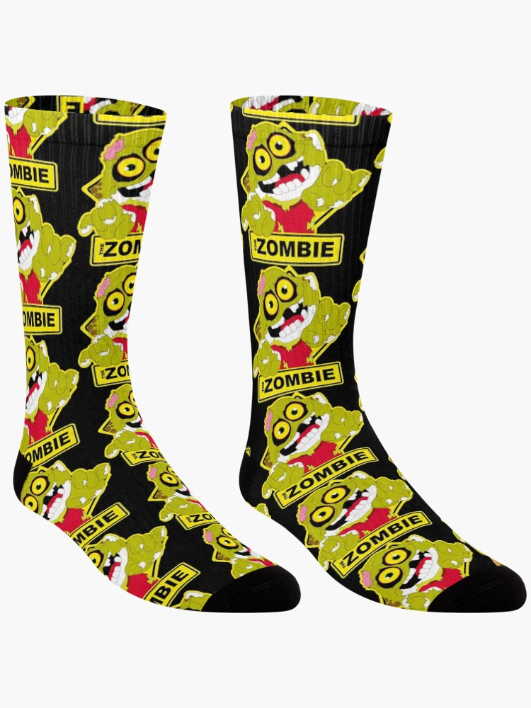 Thumbnail 3 of 5, Socks, Toad Rage! THE ZOMBIE designed and sold by Dion  Summergreene.
