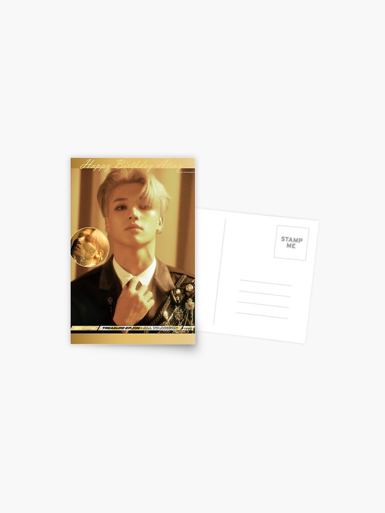 ATEEZ Wooyoung All to Action Wonderland Birthday Card ATEEZ Wooyoung All to Action Wonderland Birthday Card