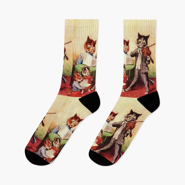 Item preview, Musical Cat Family by Louis Wain designed and sold by karwilberevivalcollection.