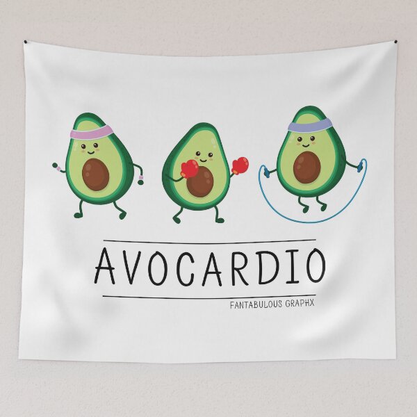 Item preview, Avocardio (Black) designed and sold by FantabGraphx.