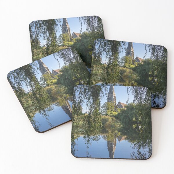Item preview, Reflection of St. Alban's Church in Copenhagen designed and sold by Traingeek Images.