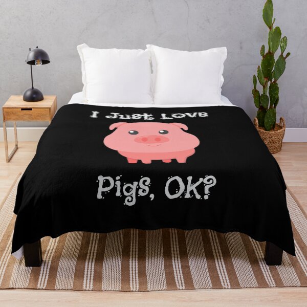 Item preview, Cute & Funny I Just Love Pigs, OK? Baby Pig designed and sold by perfectpresents.