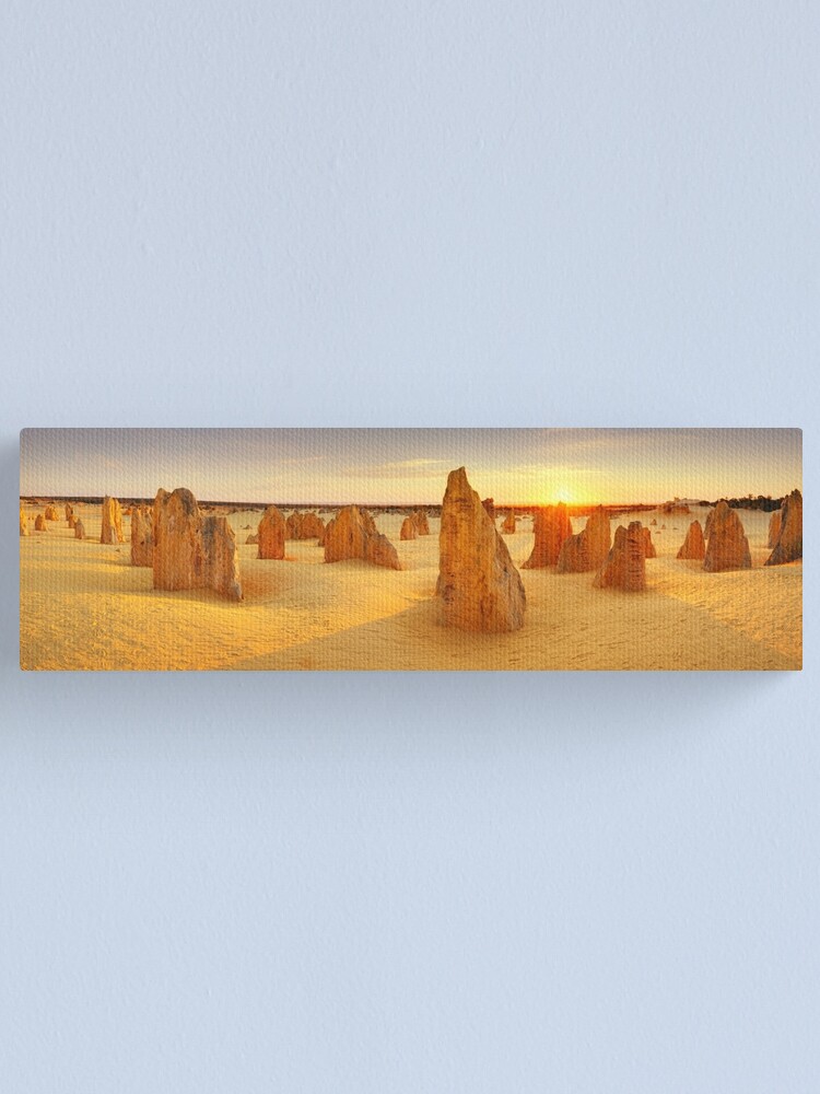 Thumbnail 2 of 3, Canvas Print, The Pinnacles, Nambung National Park, Western Australia designed and sold by Michael Boniwell.