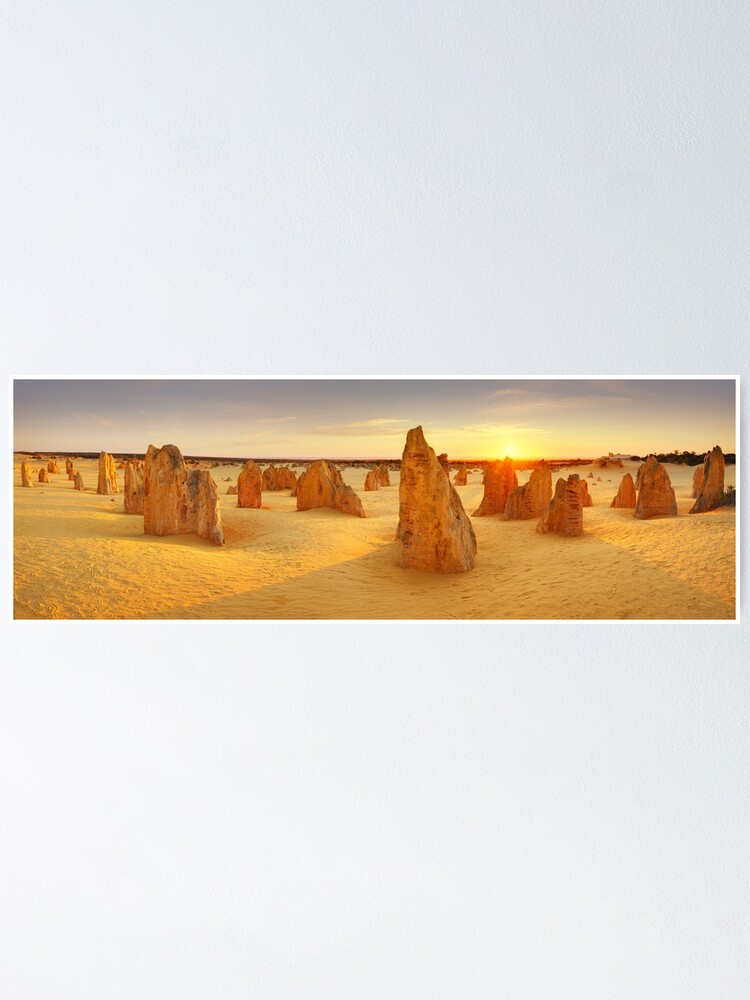 Thumbnail 2 of 3, Poster, The Pinnacles, Nambung National Park, Western Australia designed and sold by Chockstone.