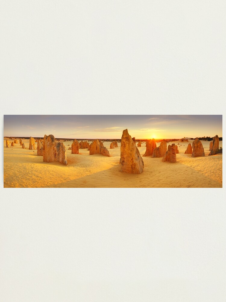 Photographic Print, The Pinnacles, Nambung National Park, Western Australia designed and sold by Michael Boniwell