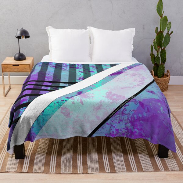 Item preview, Splattered Paints Light Blue Purples Plaid FashionWear Design  designed and sold by Shan Shankaran.
