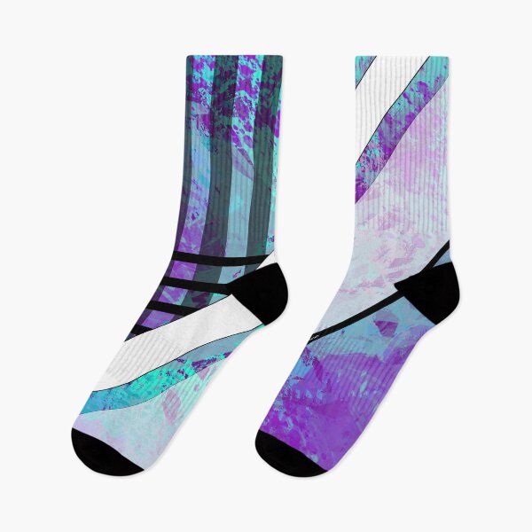 Item preview, Splattered Paints Light Blue Purples Plaid FashionWear Design  designed and sold by Shan Shankaran.