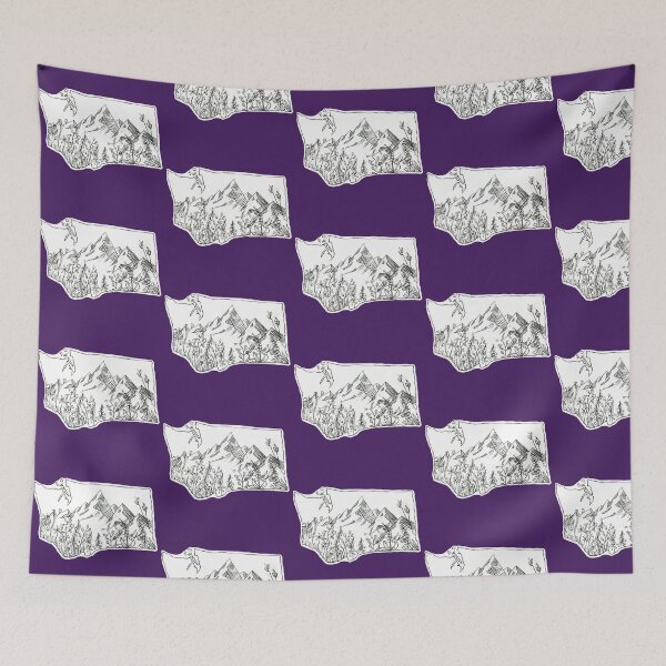 Item preview, Washington State Mountains Nature designed and sold by lexipaige777.