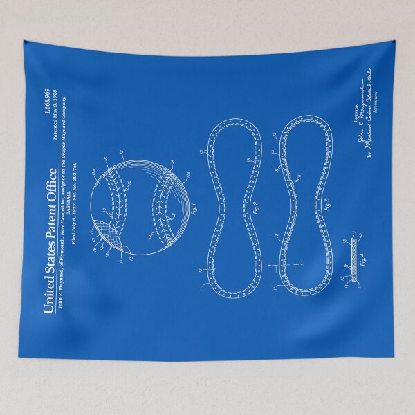Artikelvorschau, Baseball Patent - Blaupause entworfen und verkauft von FinlayMcNevin.