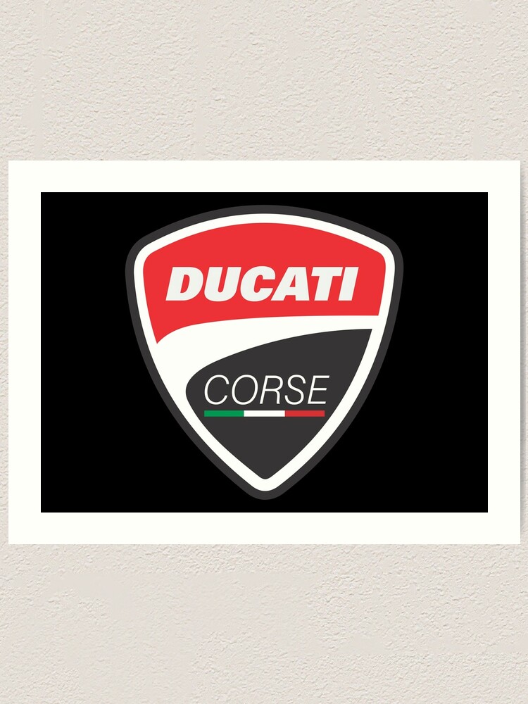 Ducati Corse Logo Art Print By Dustinspears Redbubble
