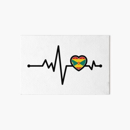 Aperçu de l'œuvre Moniteur cardiaque de Grenade créée et vendue par IdentiTee Studios.