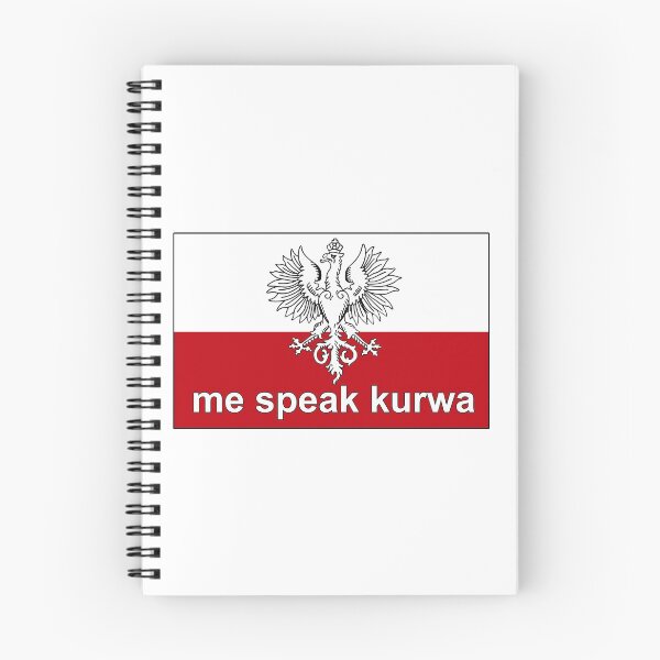 Item preview, Me speak kurwa; Poland; designed and sold by StickerApe.