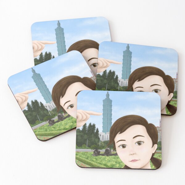 Item preview, Fern Selfie with Taipei 101 designed and sold by Phasuthorn Bamrungphuej.