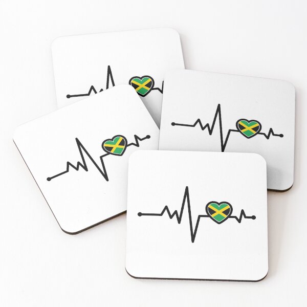 Item preview, Jamaica Heart Monitor designed and sold by IdentiTee Studios.