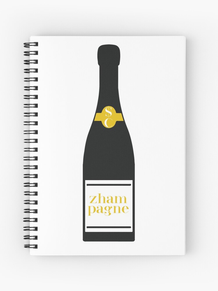 "Zhampagne Schitt's Creek" Spiral Notebook for Sale by