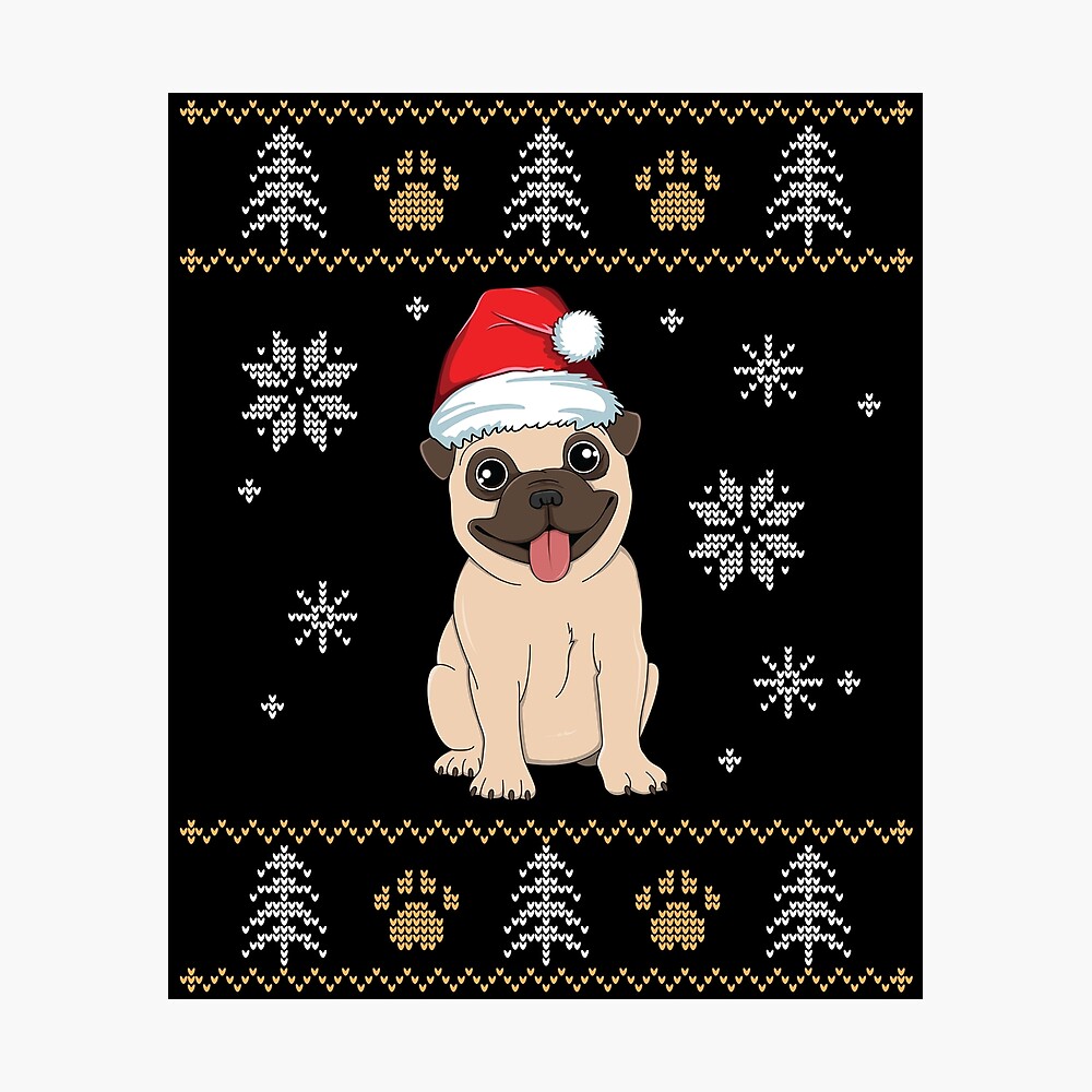 pug christmas pajamas