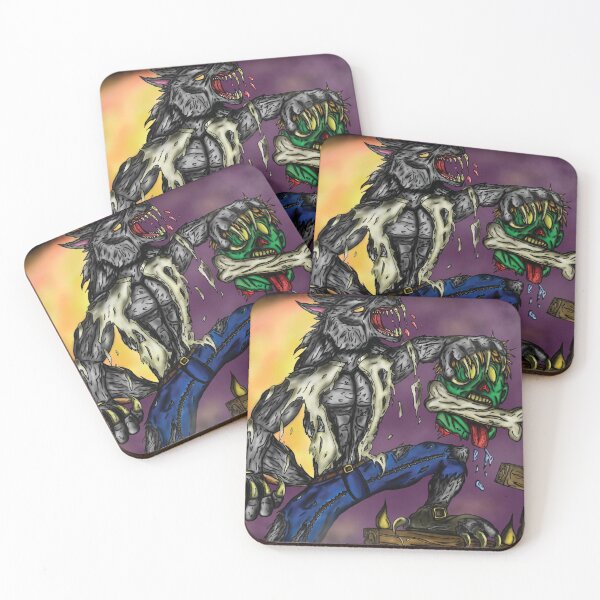 Item preview, Wolfman and ZombieHead designed and sold by Jorden Estes.