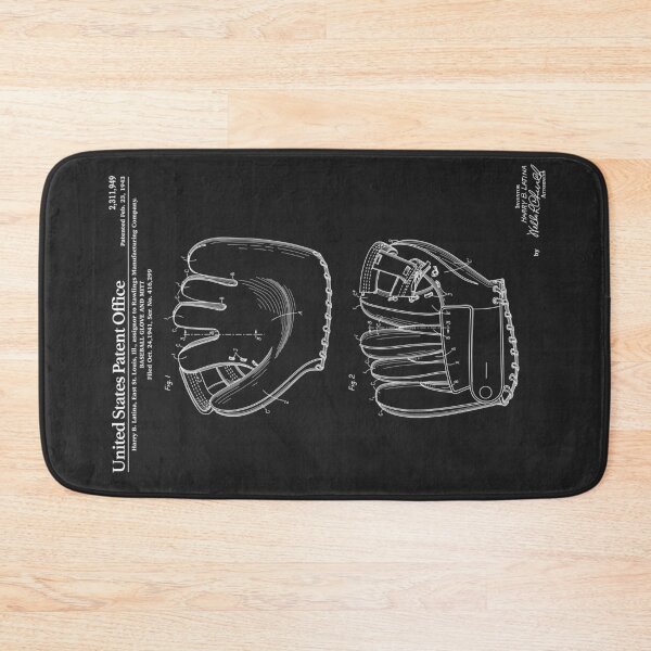 Artikelvorschau, Baseballhandschuh Patent - Schwarz entworfen und verkauft von FinlayMcNevin.