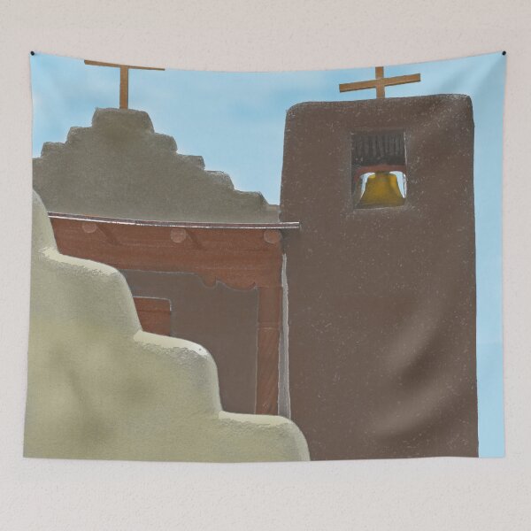Item preview, The Serenity of an Old Mission in Taos, N.M. designed and sold by William E Lopez.
