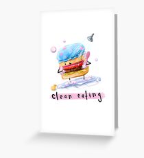 Clean Eating Greeting Card