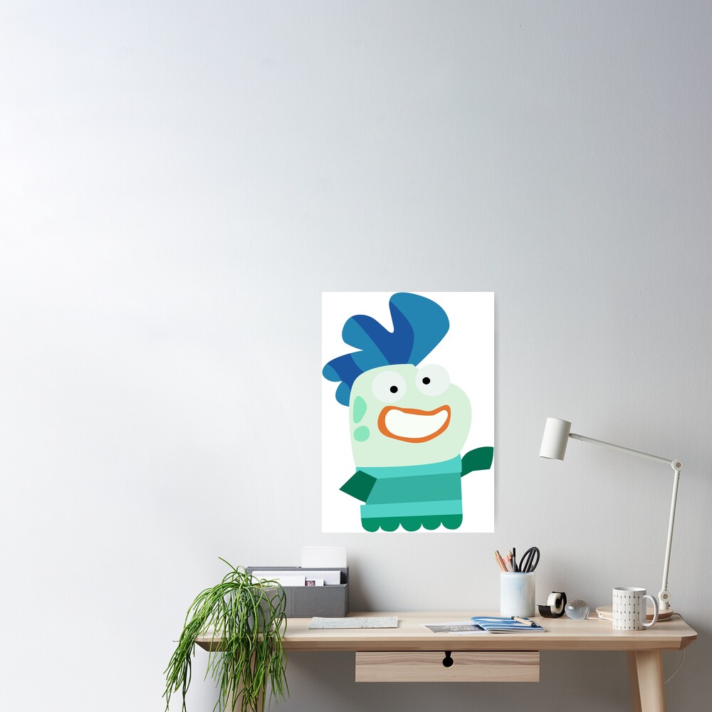 Milo - Fish Hooks - Funny Character Poster for Sale by WilliamBourke