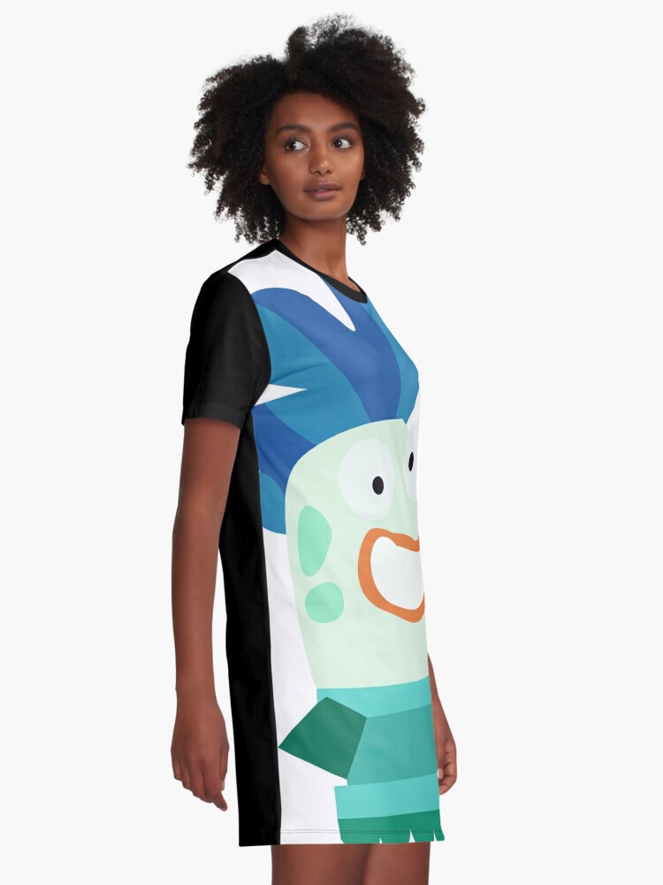 Milo - Fish Hooks - Funny Character Graphic T-Shirt Dress for Sale by  WilliamBourke