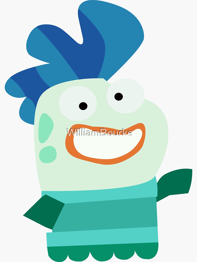 Milo - Fish Hooks - Funny Character Sticker for Sale by WilliamBourke