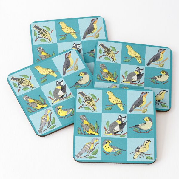 Item preview, Nature's Nine Yellow Bird Warbler Songbirds designed and sold by Sheri42.