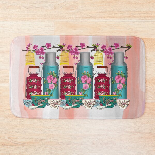 Item preview, PERANAKAN NYONYA TIFFIN red designed and sold by designsMM.