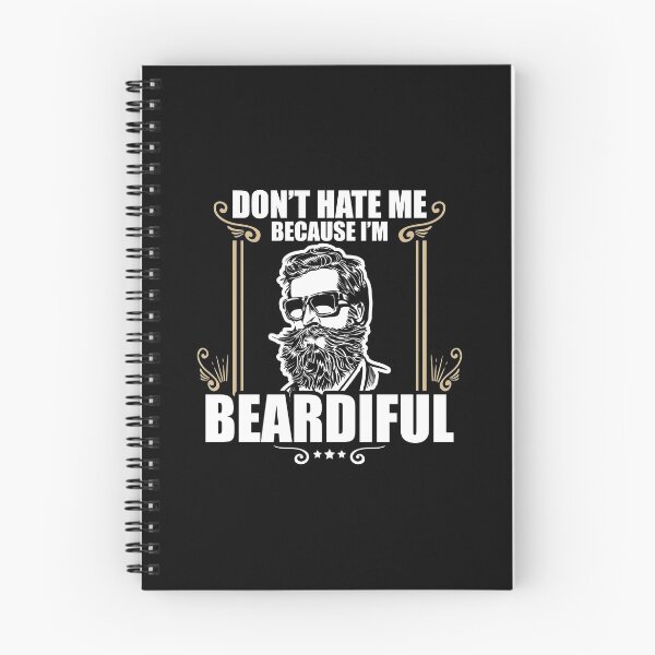 Item preview, Funny Don't Hate Me Because I'm Beardiful Bearded designed and sold by perfectpresents.