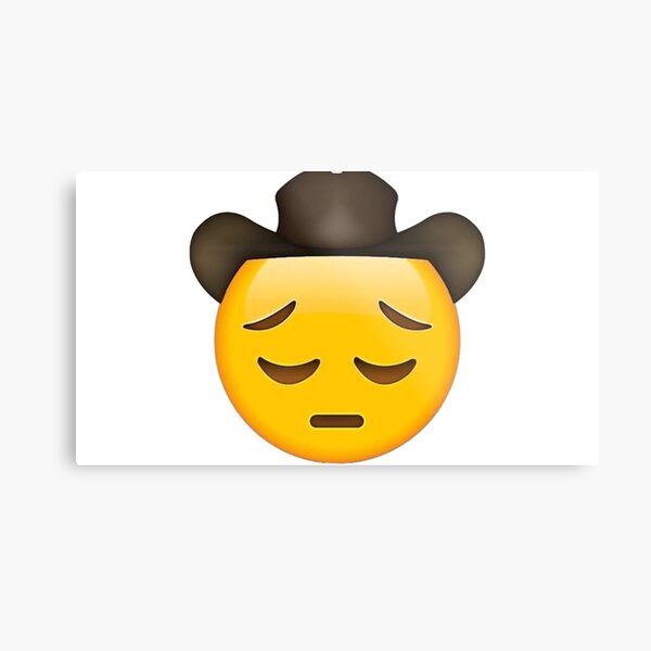 Cowboy Emoji Meme Wall Art Redbubble - cowboyemoji cowboy antoniogarza roblox dab noob sticker