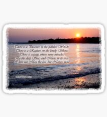 A Fragment from Lord Byron Sticker