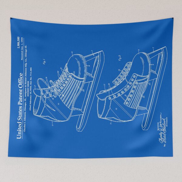 Item preview, Hockey Skate Patent - Blueprint designed and sold by FinlayMcNevin.