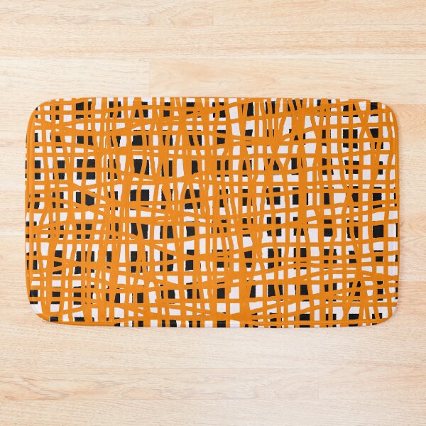Item preview, Orange Cross Hatch Weave Pattern.  designed and sold by DeStract.