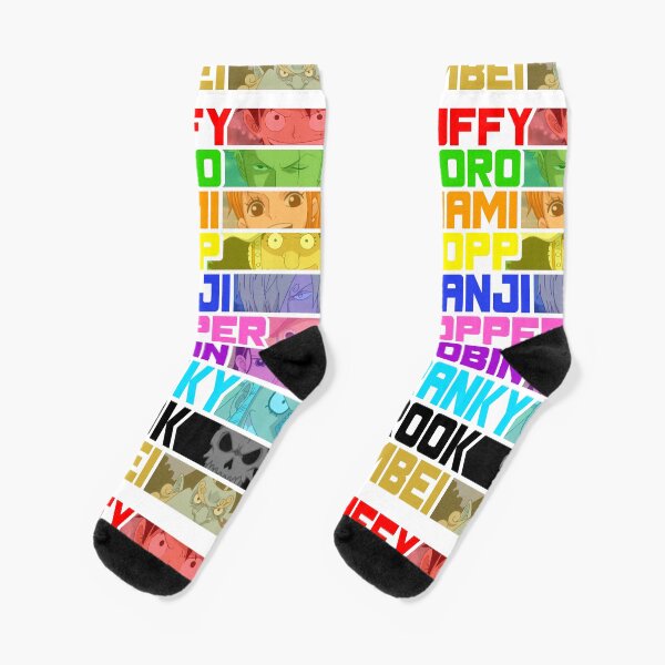 UNE PIECE - CHAPEAU DE PAILLE PIRATES Chaussettes