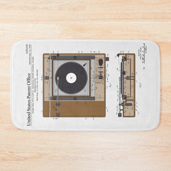 Item preview, Record Player Patent designed and sold by FinlayMcNevin.
