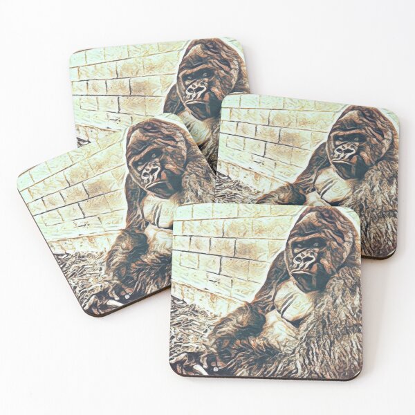Item preview, Mean mugging gorilla ?  designed and sold by JennaSaisQuoi83.