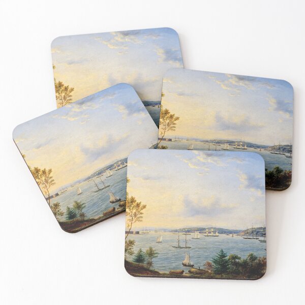 Item preview, Sydney Harbour, 1856 Oil Painting designed and sold by anmm.