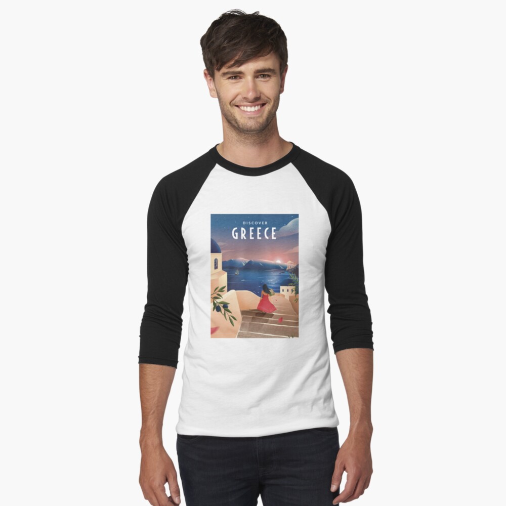 Item preview, Baseball ¾ Sleeve T-Shirt designed and sold by anniko-story.